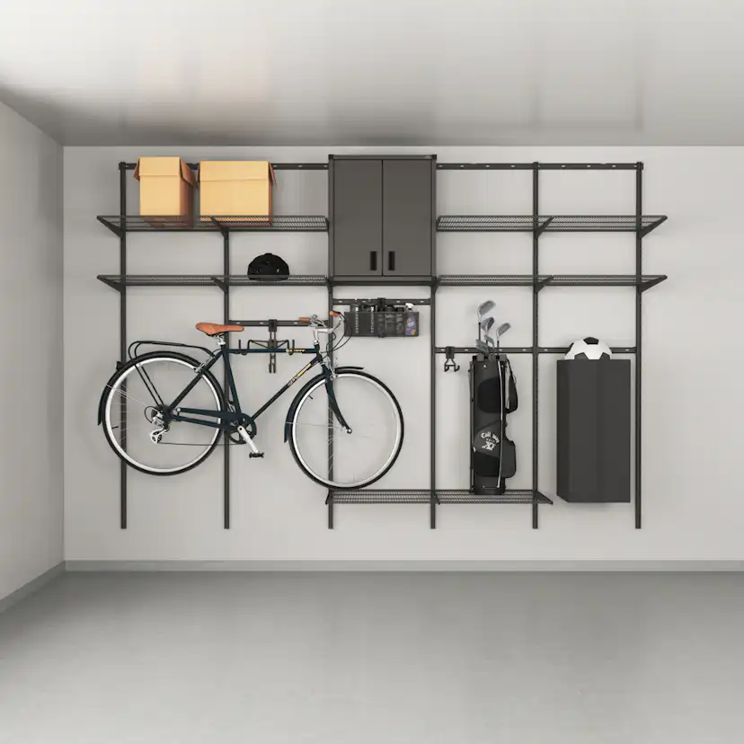 Familjeförvaring Elfa Ready Solution 2 Garage+ B: 3103 mm