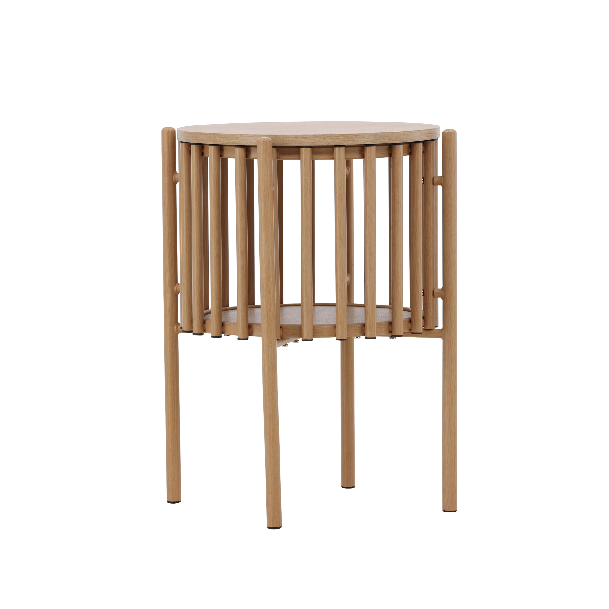 Sidobord Venture Home Rubbo Ø45x65 cm med Förvaring