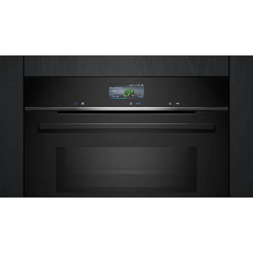 Ugn och Mikro Siemens iQ700 HM736G1B1 + CM724G1B1 Svart