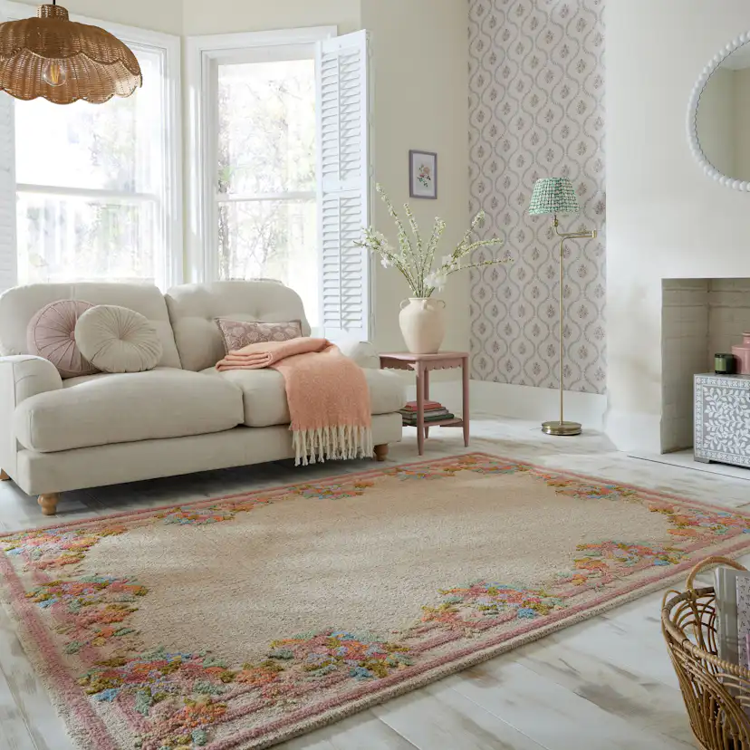 Rektangulär Matta Flair Rugs Elise Floral Wool