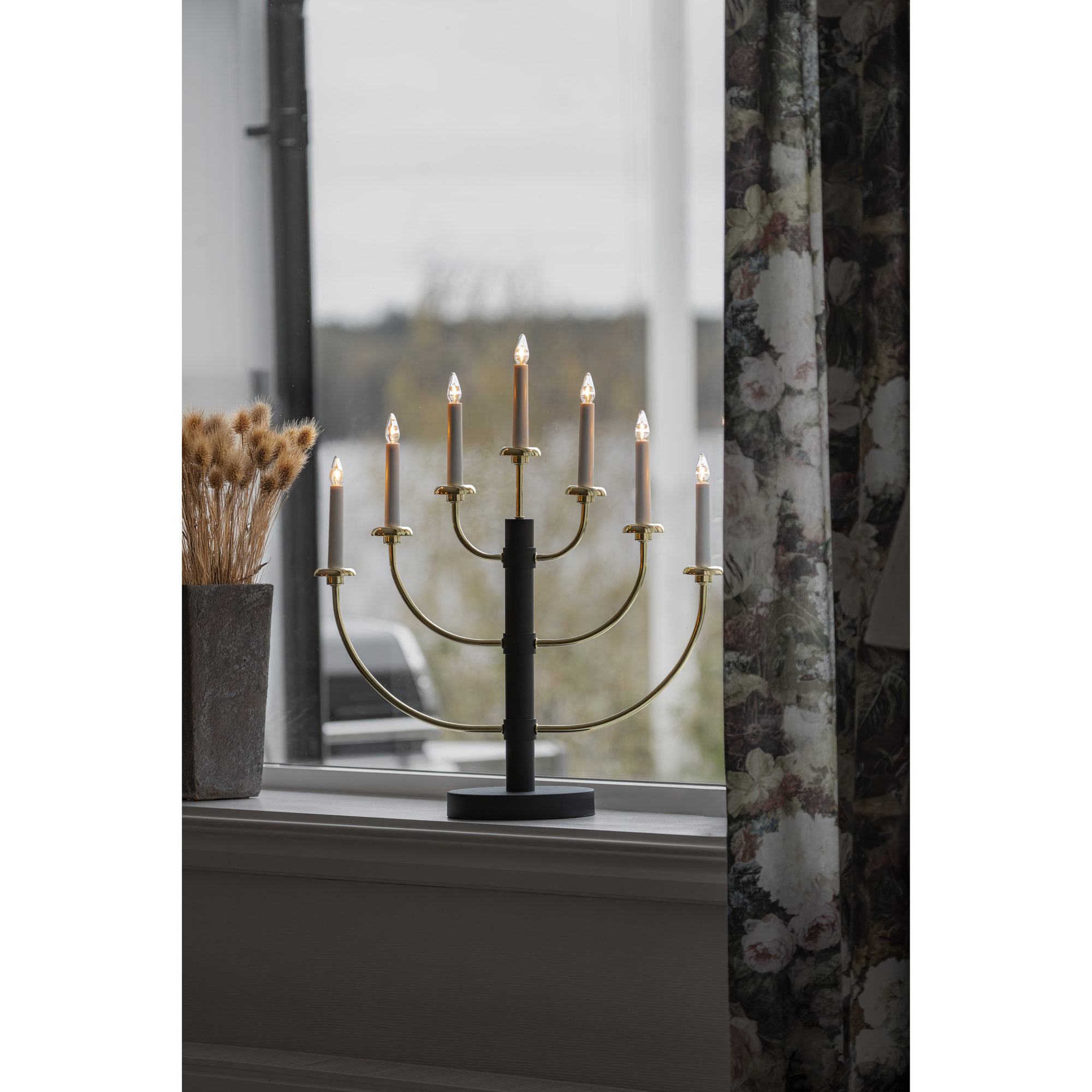 Adventsljusstake Gnojsö Konstsmide Metall 7 Ljus