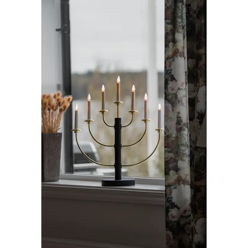 Adventsljusstake Gnojsö Konstsmide Metall 7 Ljus
