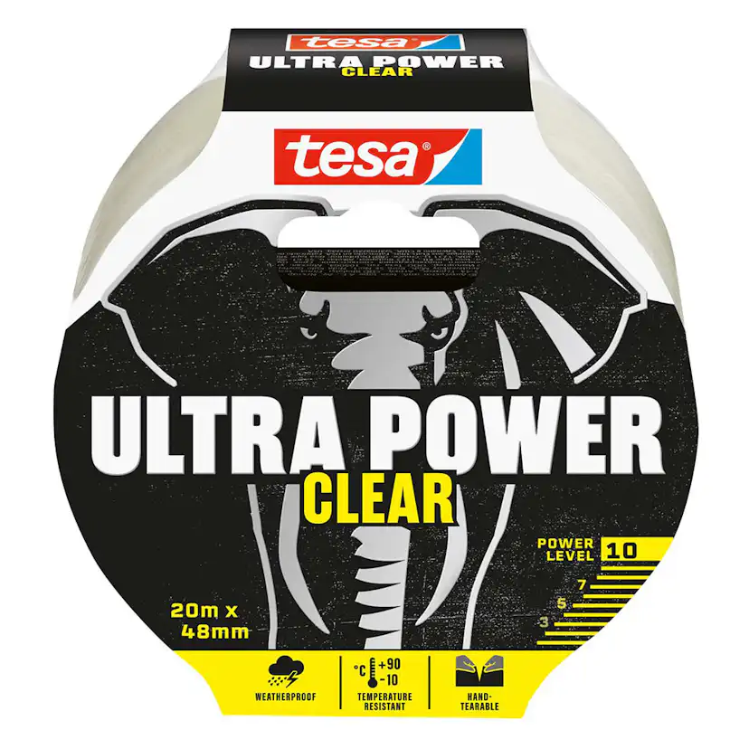 Reparationstejp Tesa 48 mm x 20 m Transparent