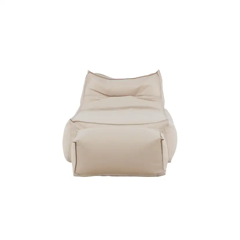 Redang Relaxbag with Ottoman - Beige Beige