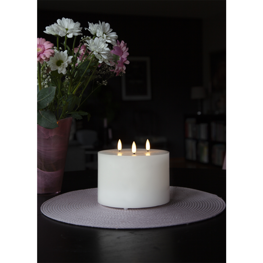 LED-Blockljus Star Trading Flamme