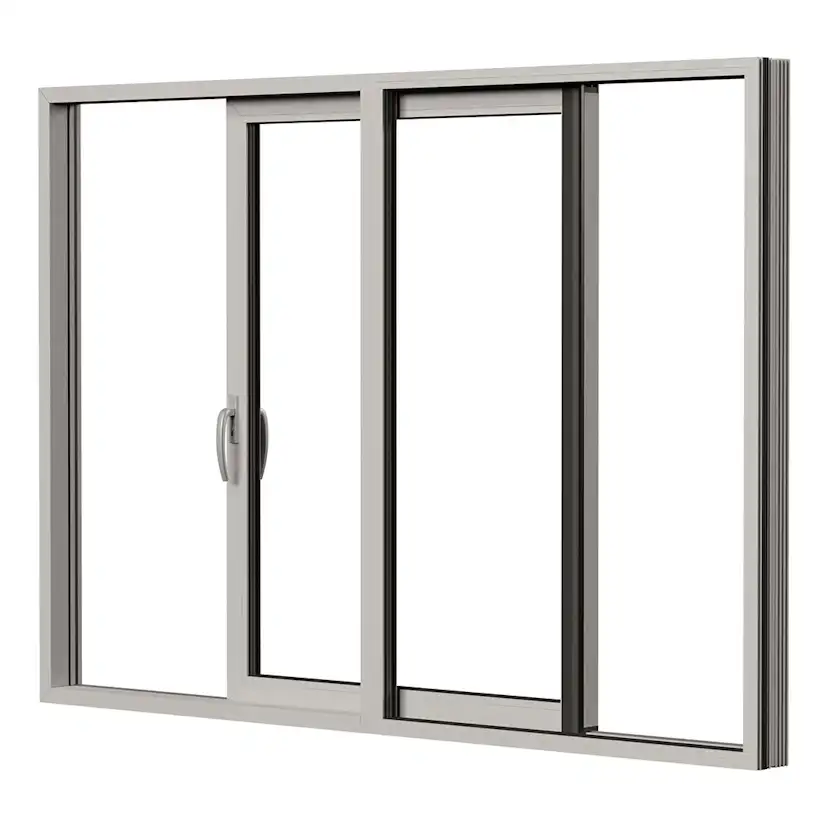 Skjutdörr NorDan HelAlu Aluminium 2-Delad Enkelspår
