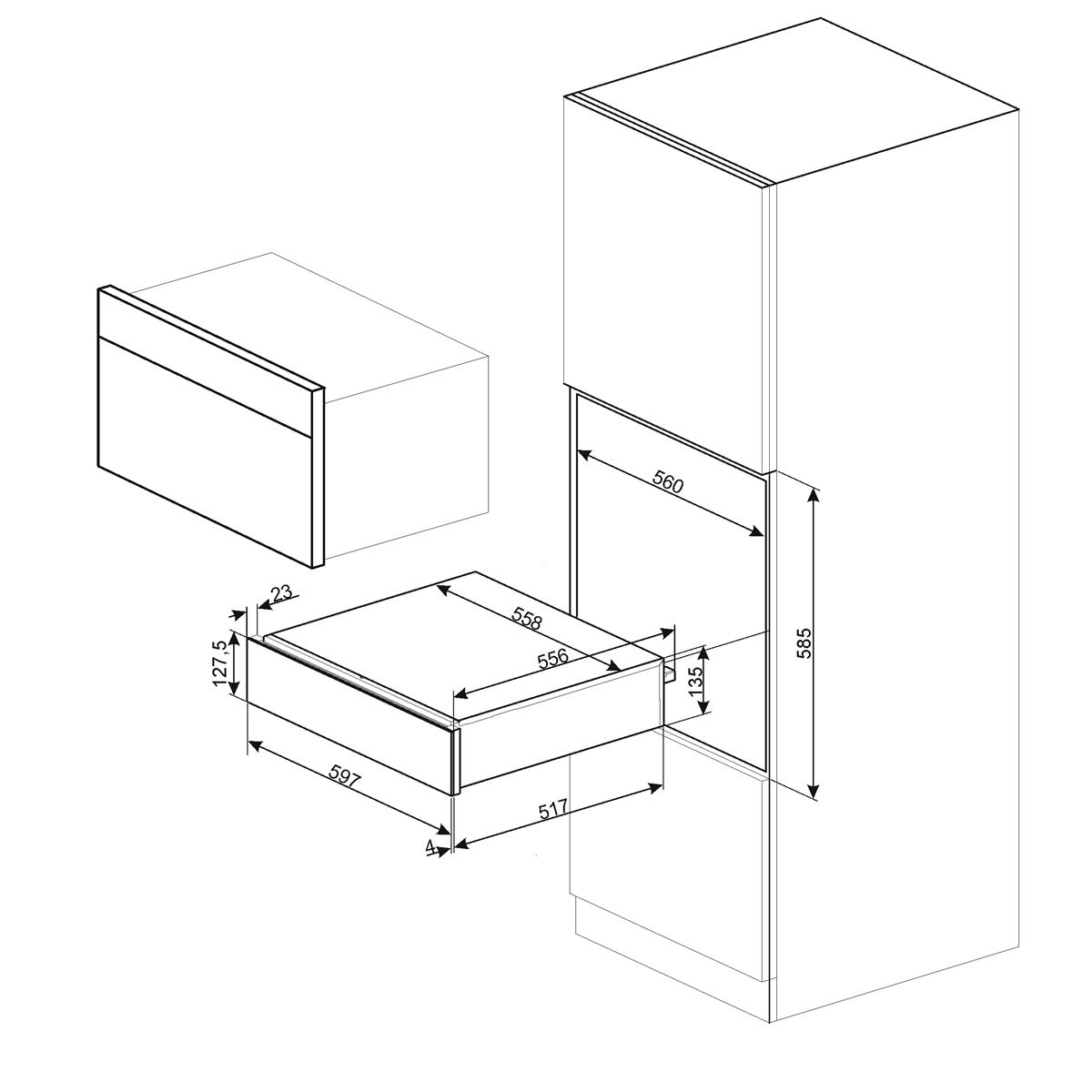 Värmelåda Smeg Classic CPR315X