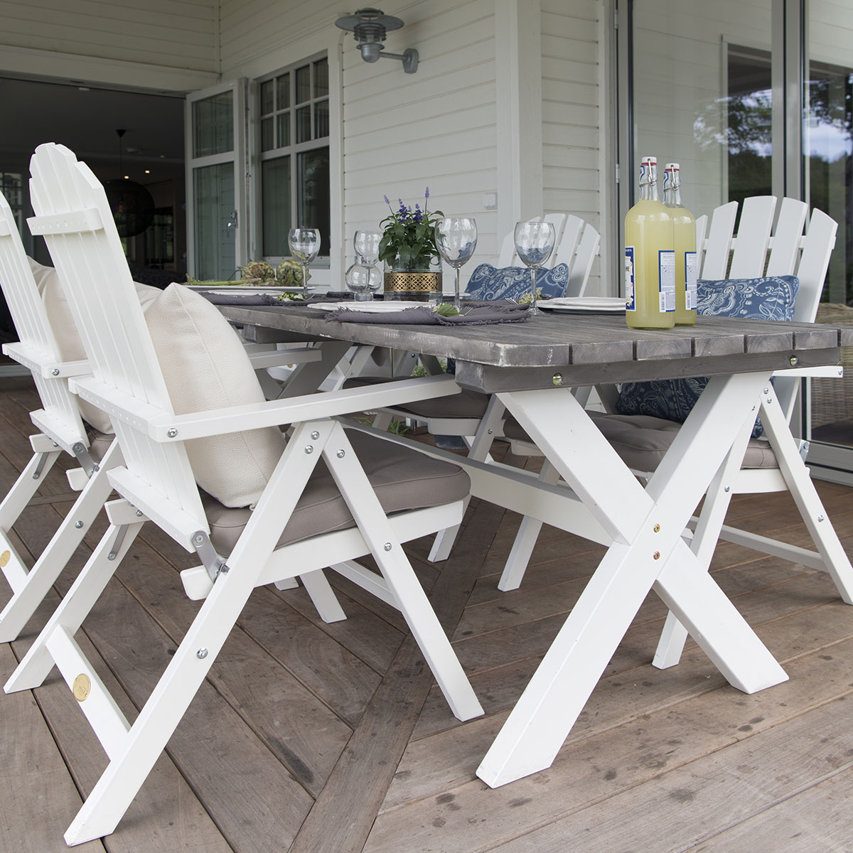 Utebord Hillerstorp Shabby Chic 86x195 cm