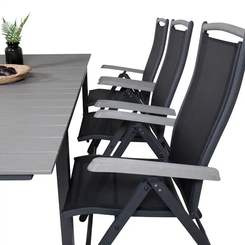 Matgrupp Venture Home Lova 160/240 med 6 Aleyna Stolar