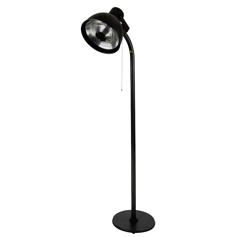 Terrassvärmare Fornorth Delux 2000W Goldmodell Svart
