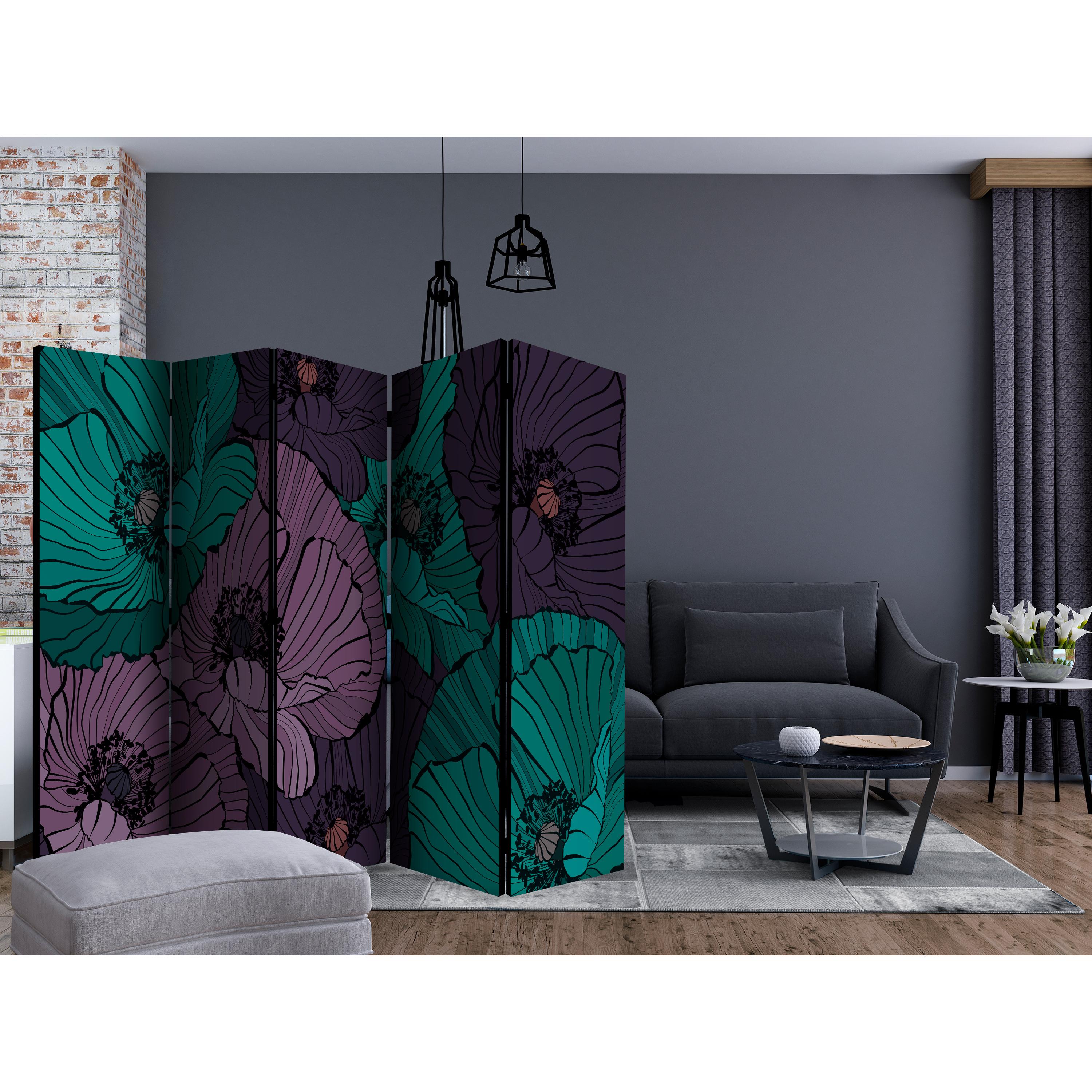 Rumsavdelare Skärmvägg Arkiio Flowerbed II 225x172 cm