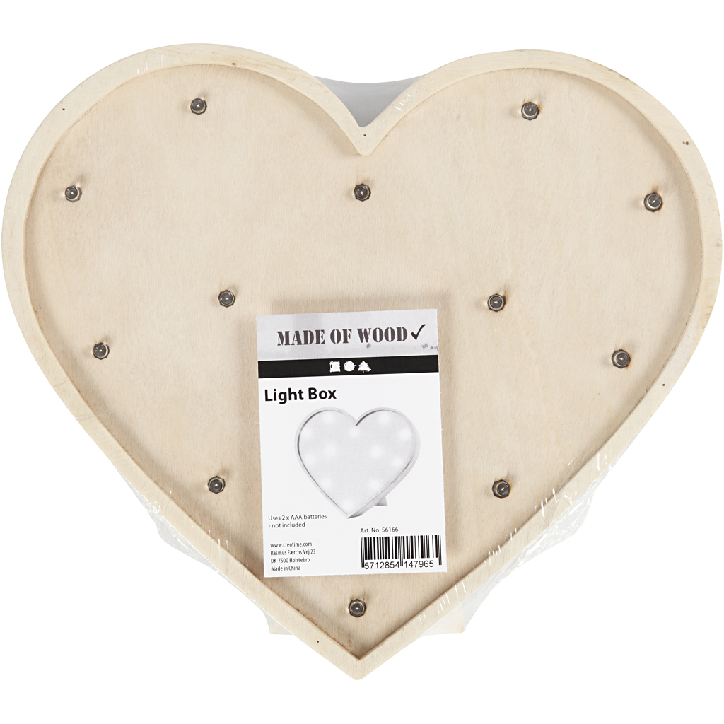 Ljusbox Creativ Company Hjärta