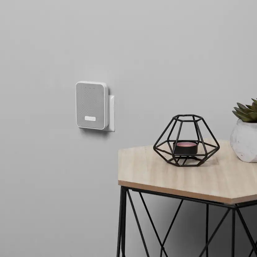 Trådlös Dörrklocka Byron Med Tygfront Plug-in 230V