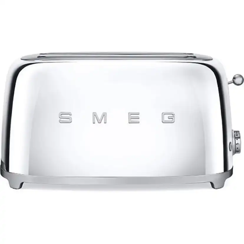 Brödrost Smeg TSF02SSEU Krom Retro med Extra Breda Fack