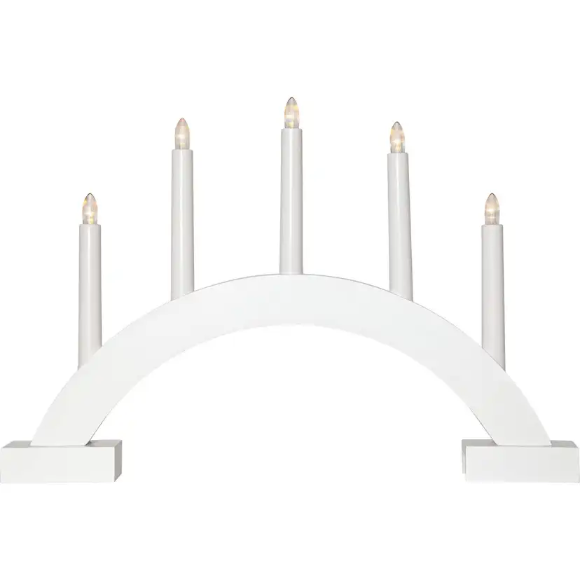 Ljusstake ABBE Vit/Vit