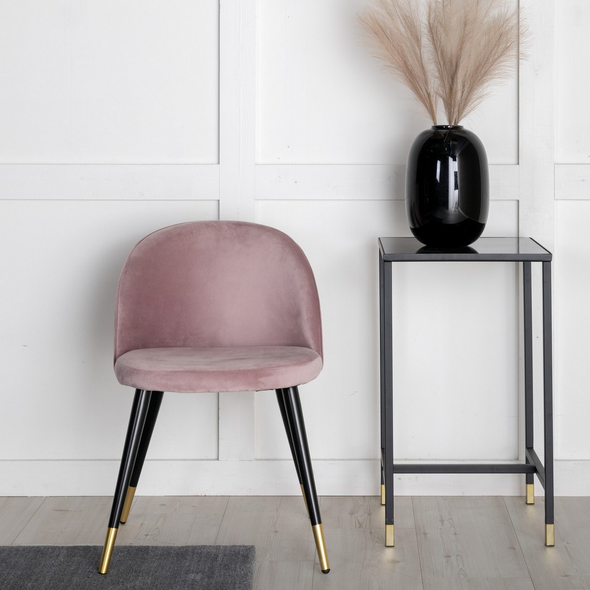 Matstol Venture Home Velvet Mässing