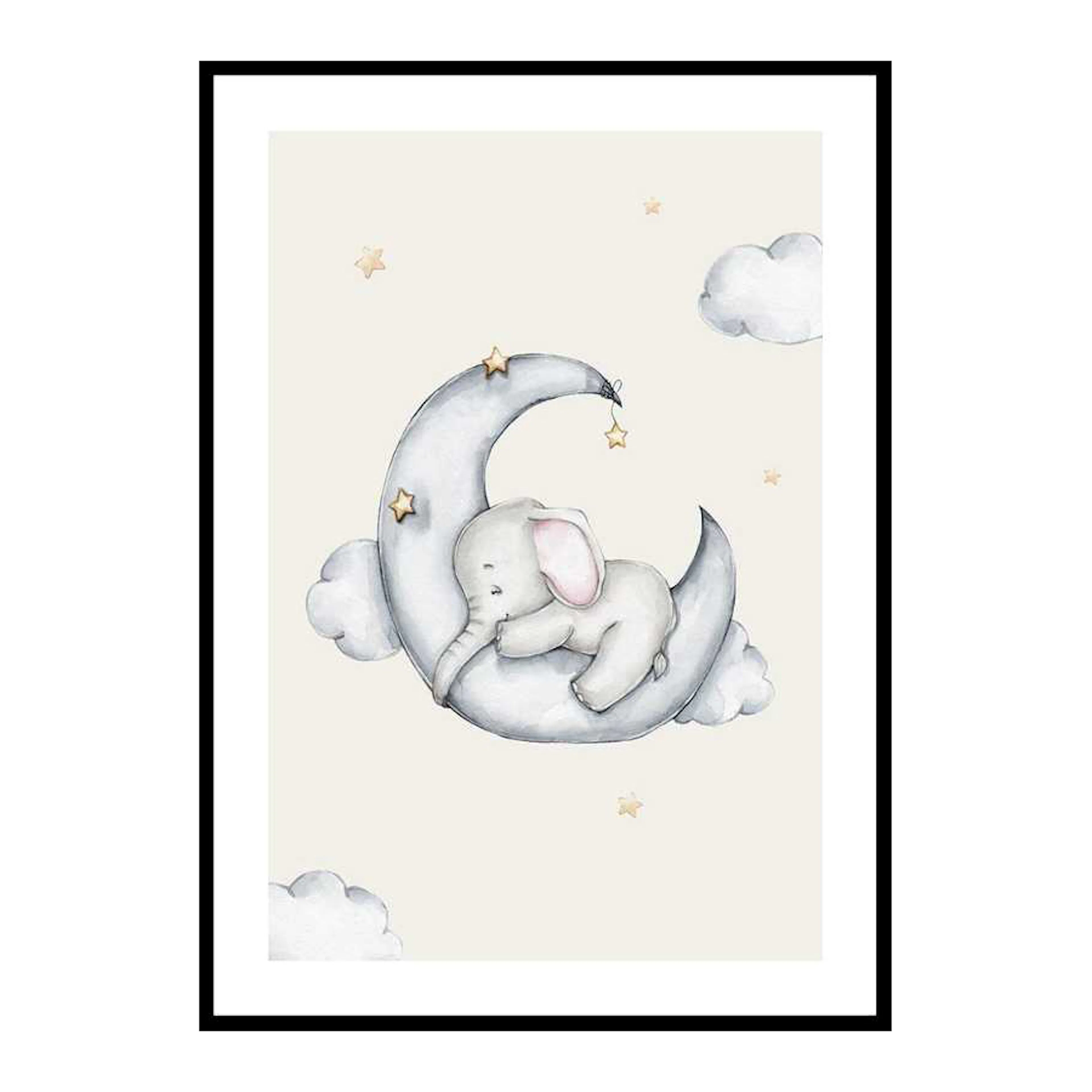 Sleeping Elephant 50x70 cm