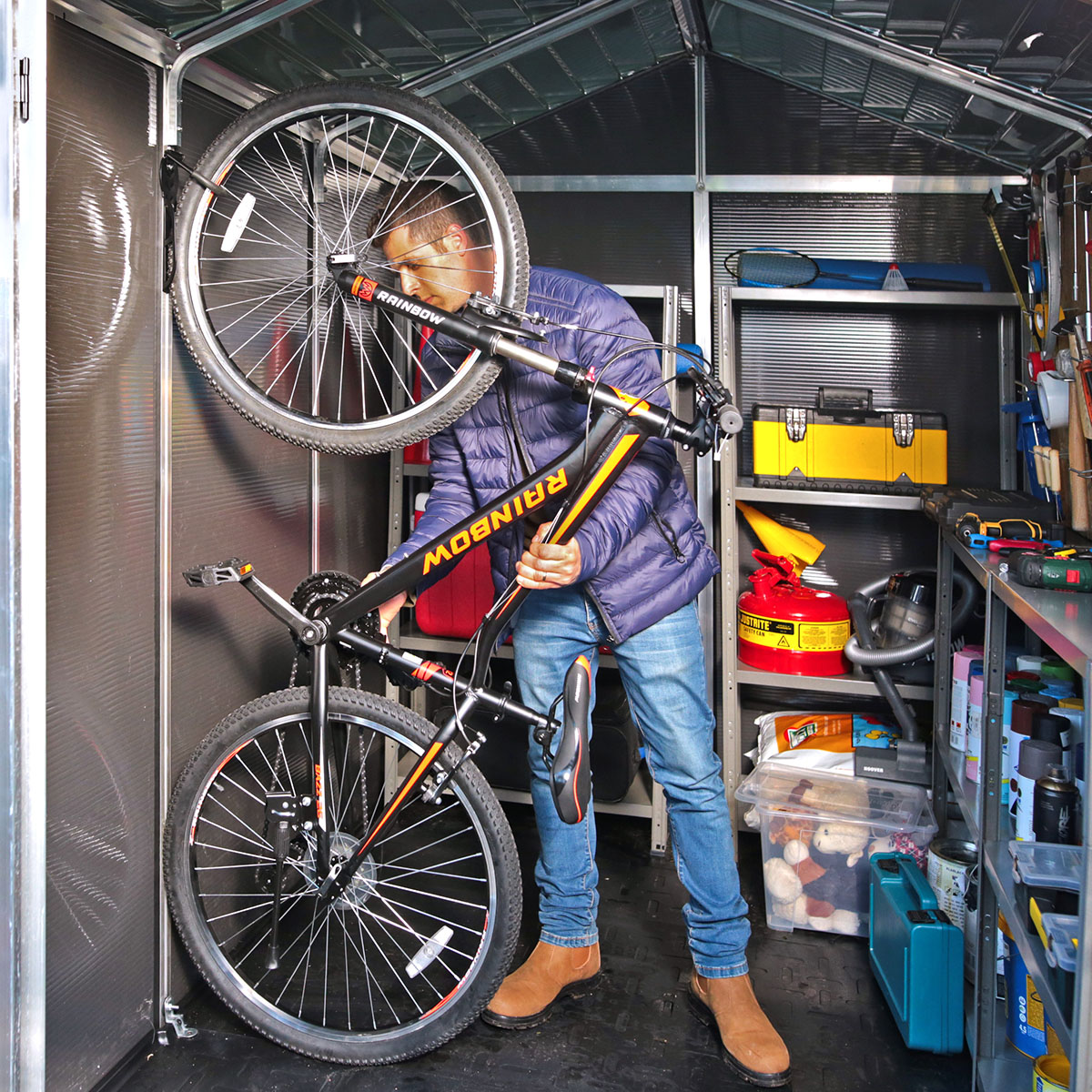 Redskapsbod Canopia by Palram Rubicon 7 m² Förråd Grå