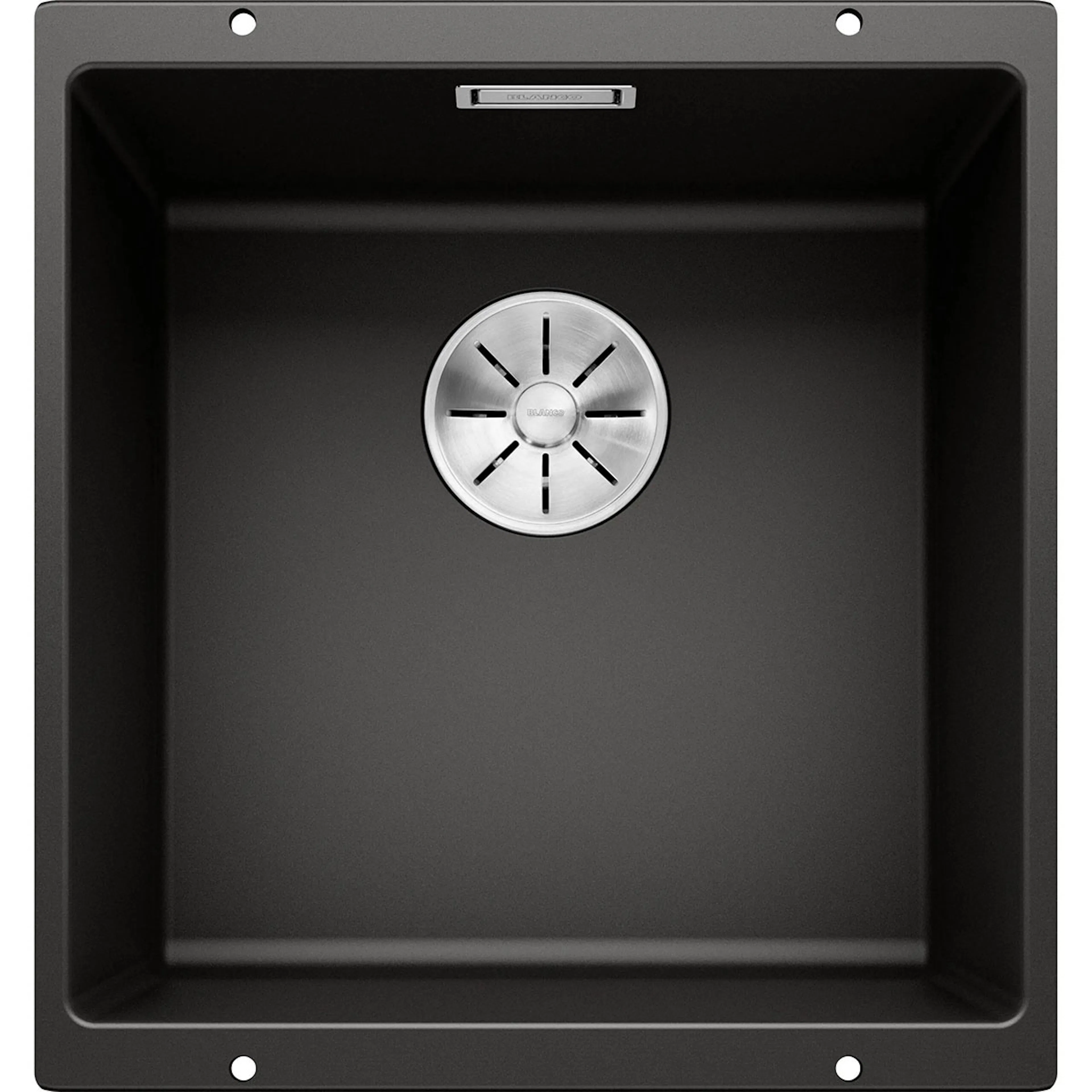 BLANCO SUBLINE 400-U SILGRANIT® INFINO - SVART Svart, Undermontering