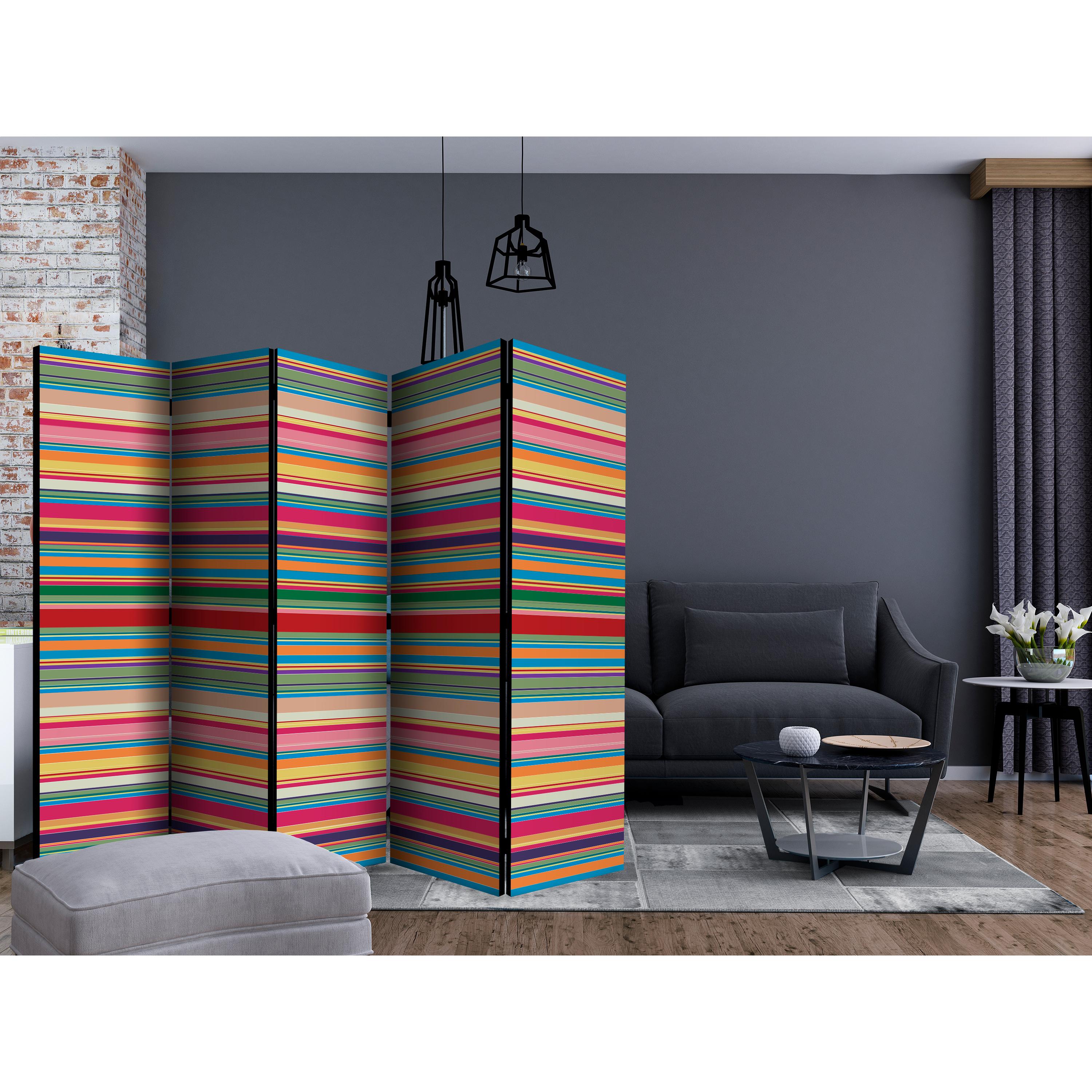 Rumsavdelare Skärmvägg Arkiio Subdued Stripes II 225x172 cm