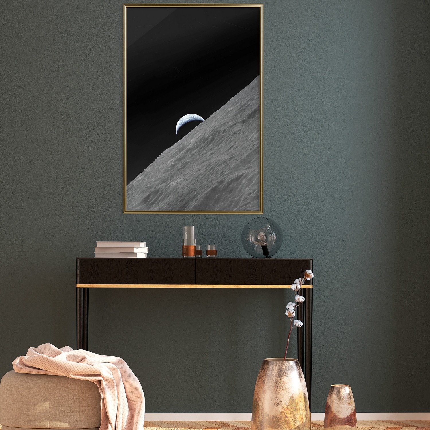 Affisch - Lonely Planet [Poster] 20x30 Guld ram, 20x30 cm