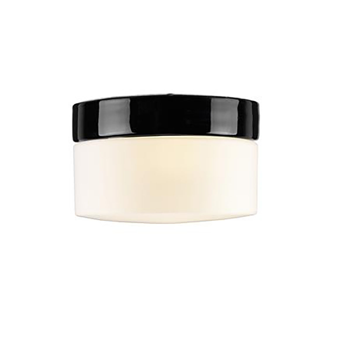 ARM OPUS 200/131 SVA IP44 LED Svart/Matt Opalglas