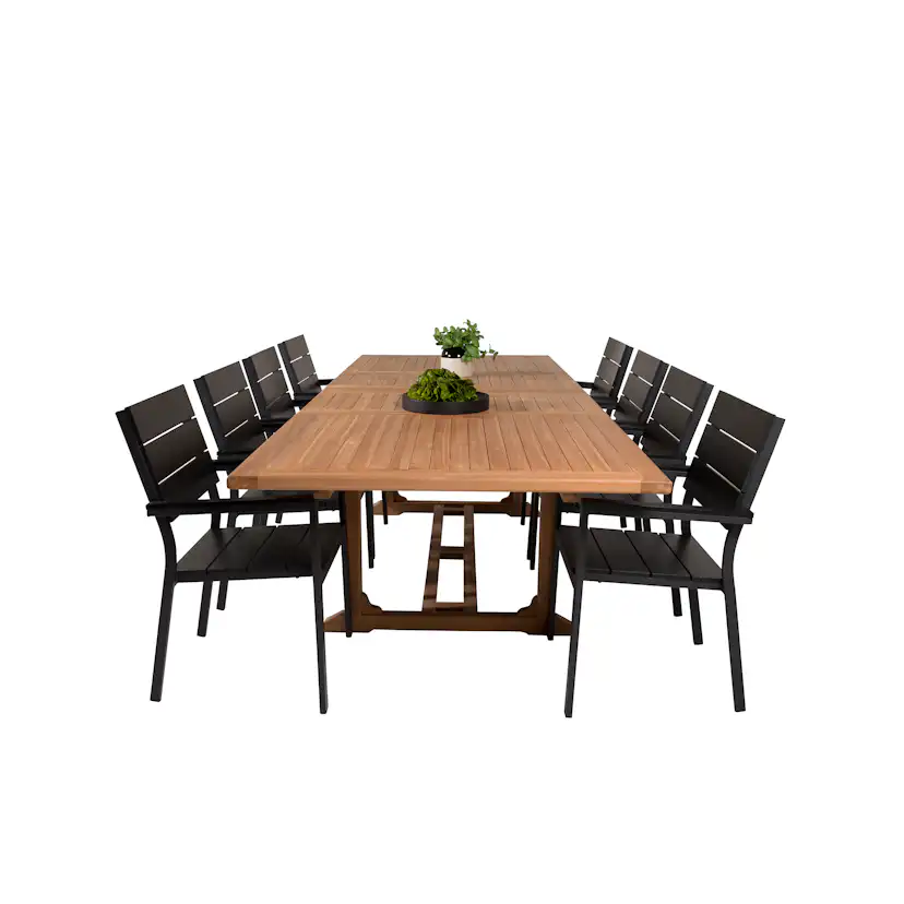Matgrupp Venture Home Kiara 195/295 med 8 Lova Stolar
