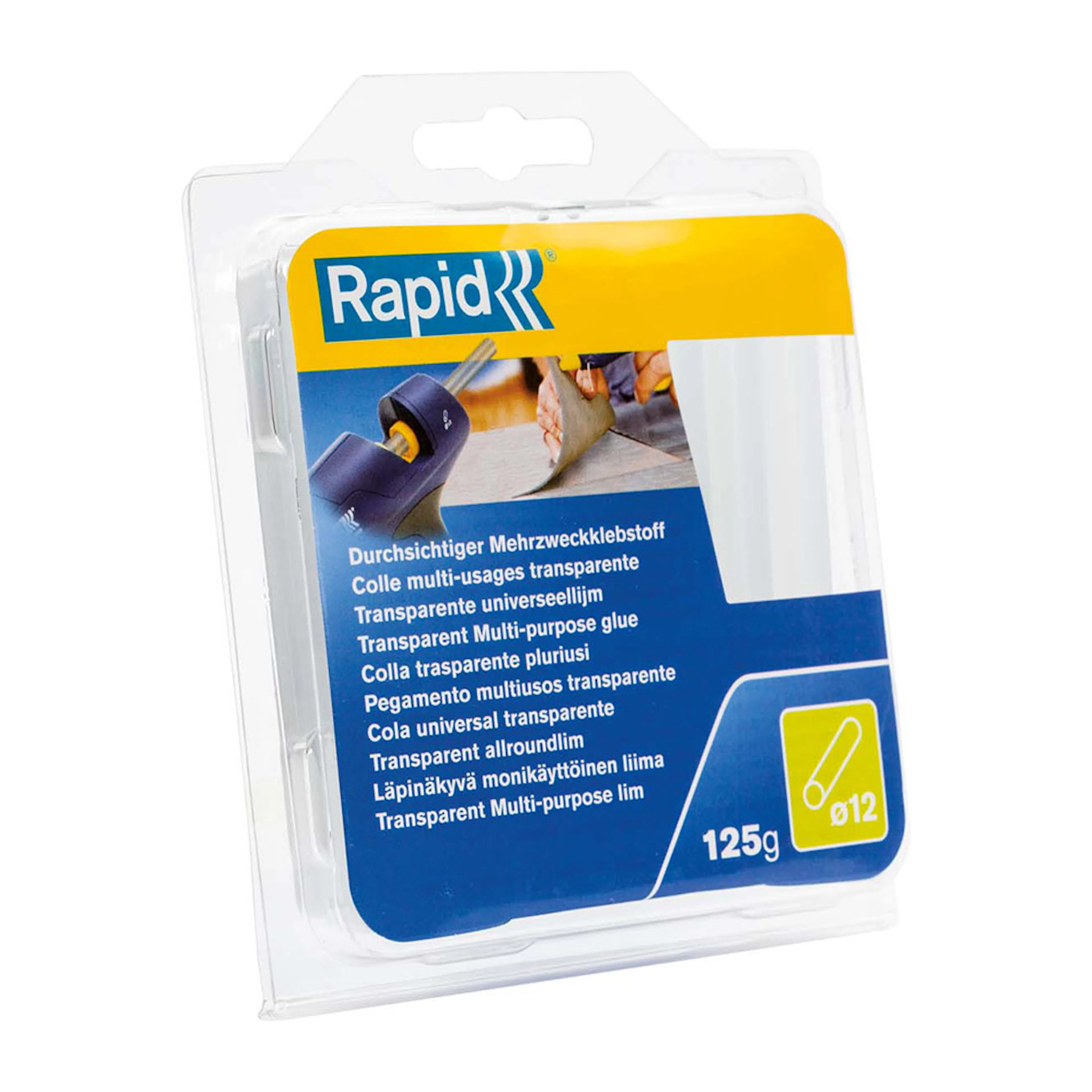 Limstift Rapid 12 mm Transparent 13 st