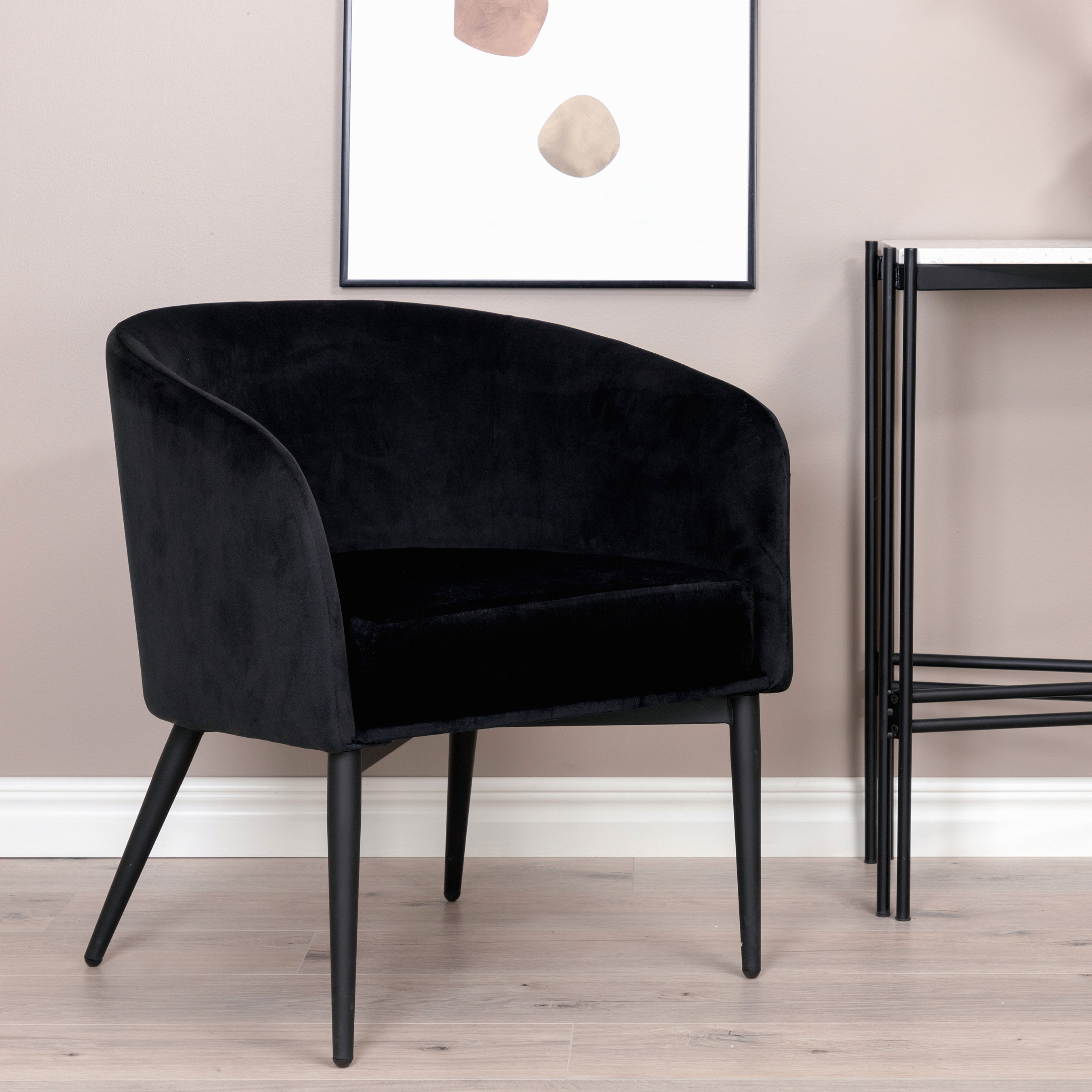 Fåtölj Venture Home Fluffy Sammet