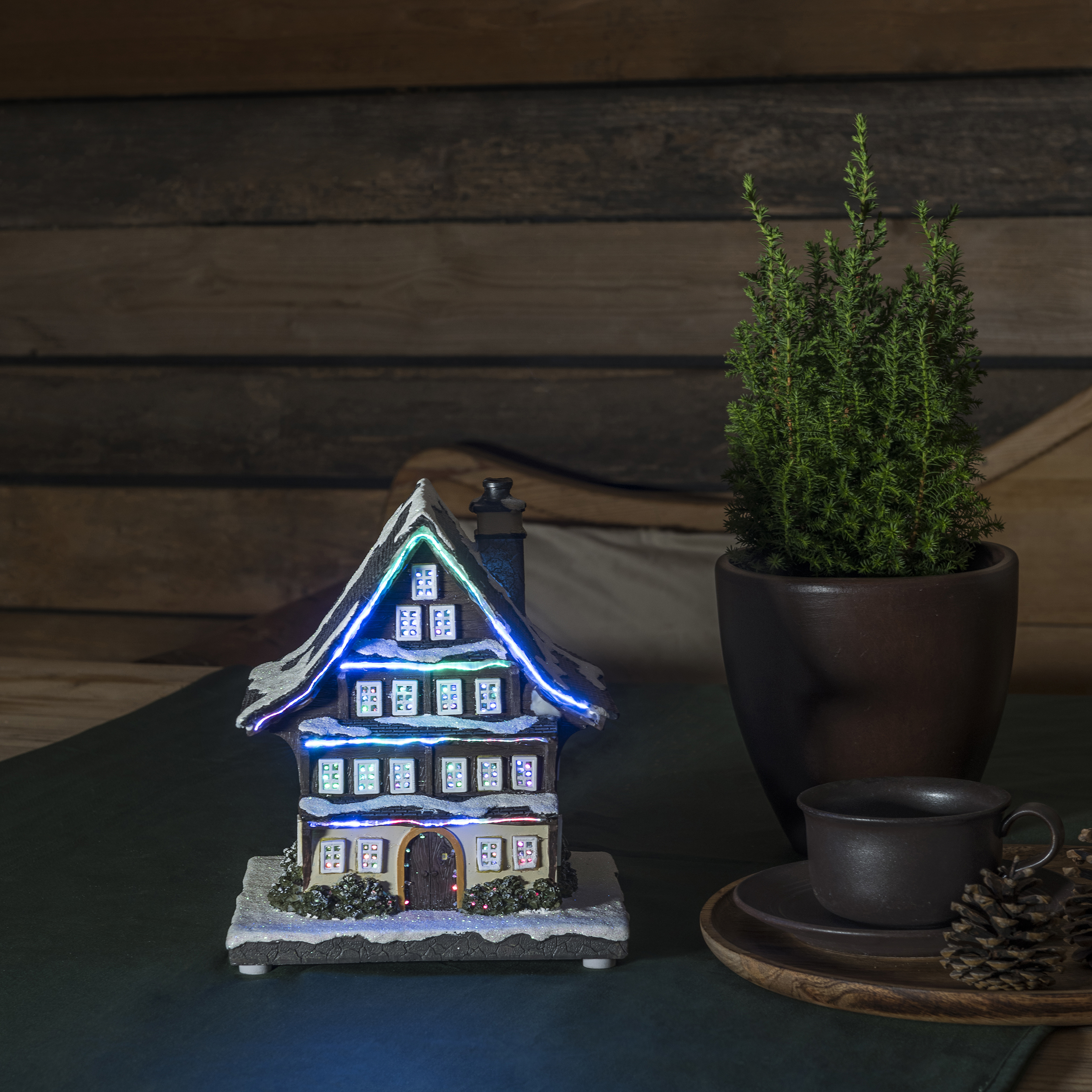 Julby Gnosjö Konstsmide Fiberoptiskt Hus 3L LED