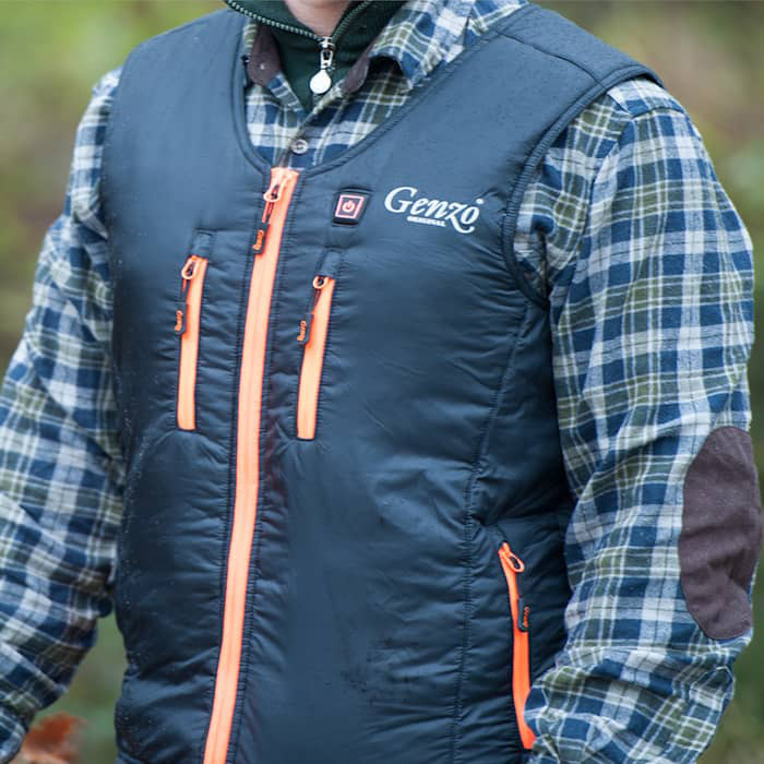 Värmeväst Genzo Arctic Original Herr med Batteri & Laddare