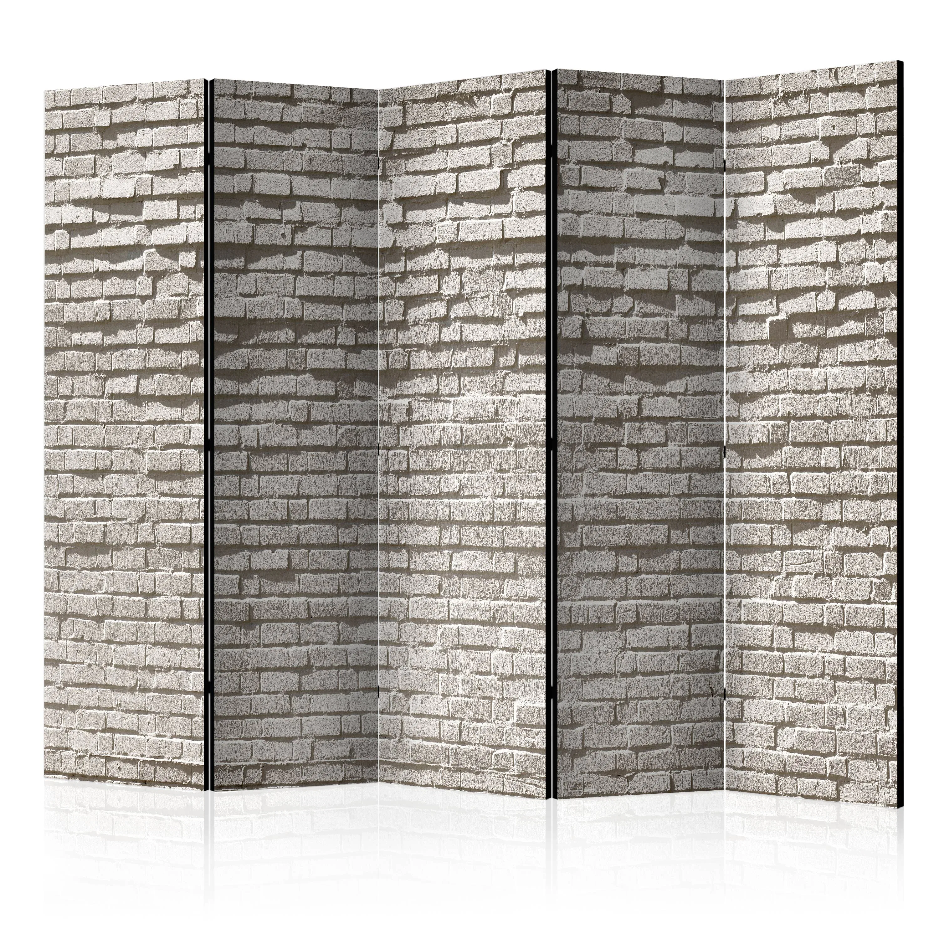 Rumsavdelare Skärmvägg Arkiio Brick Wall Minimalism II 225x172 cm
