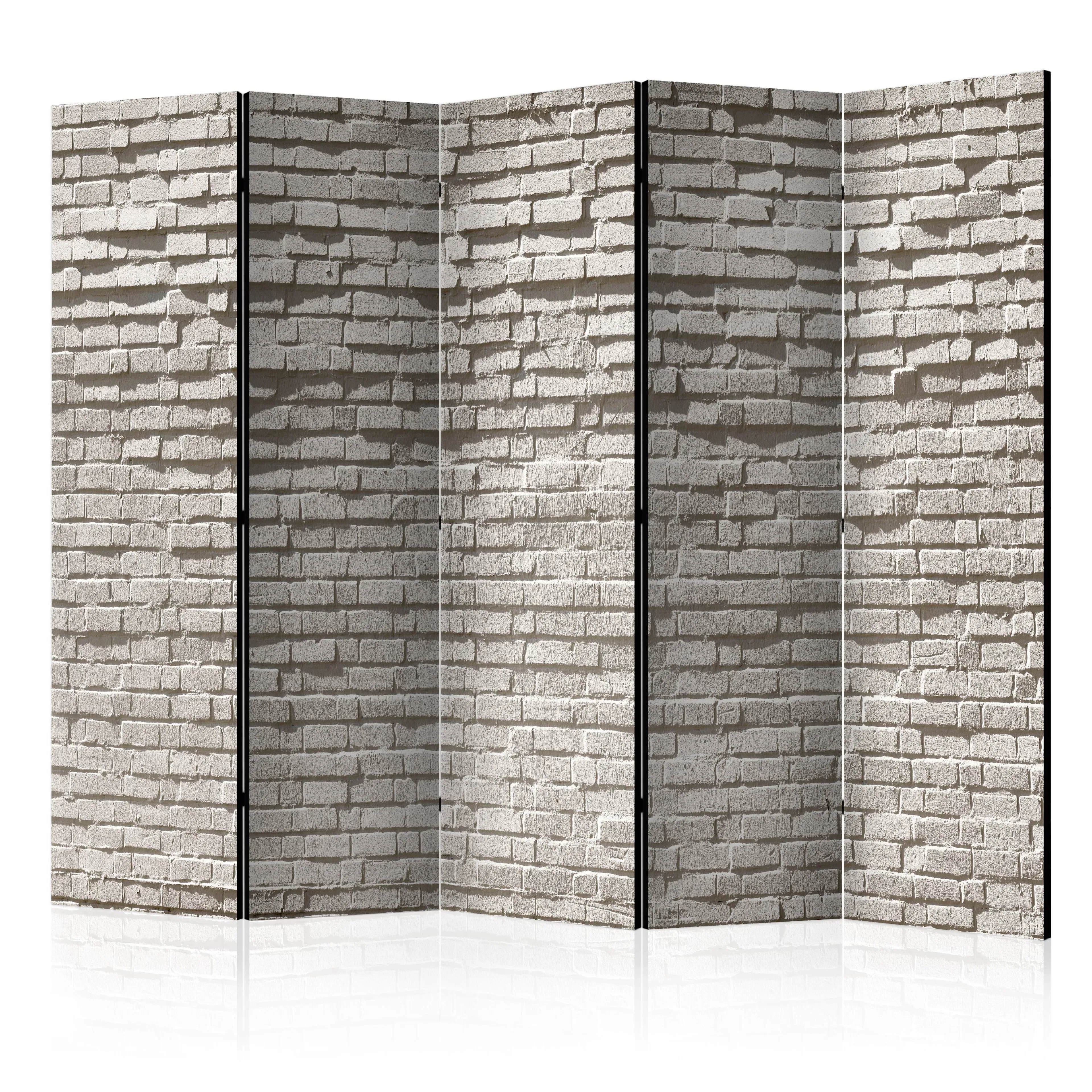 Rumsavdelare Skärmvägg Arkiio Brick Wall Minimalism II 225x172 cm