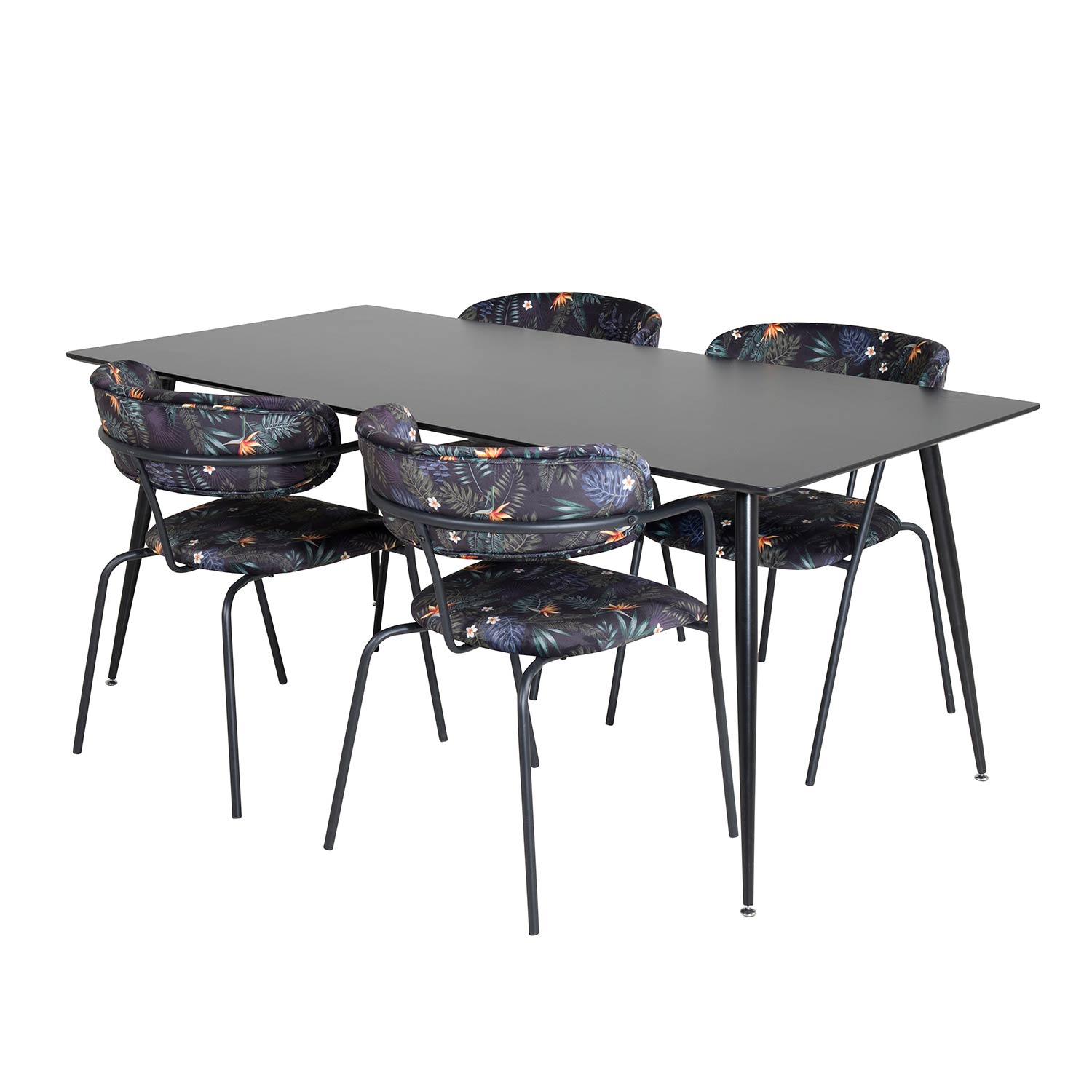 Matgrupp Venture Home Silvia med 4 Aris Stolar