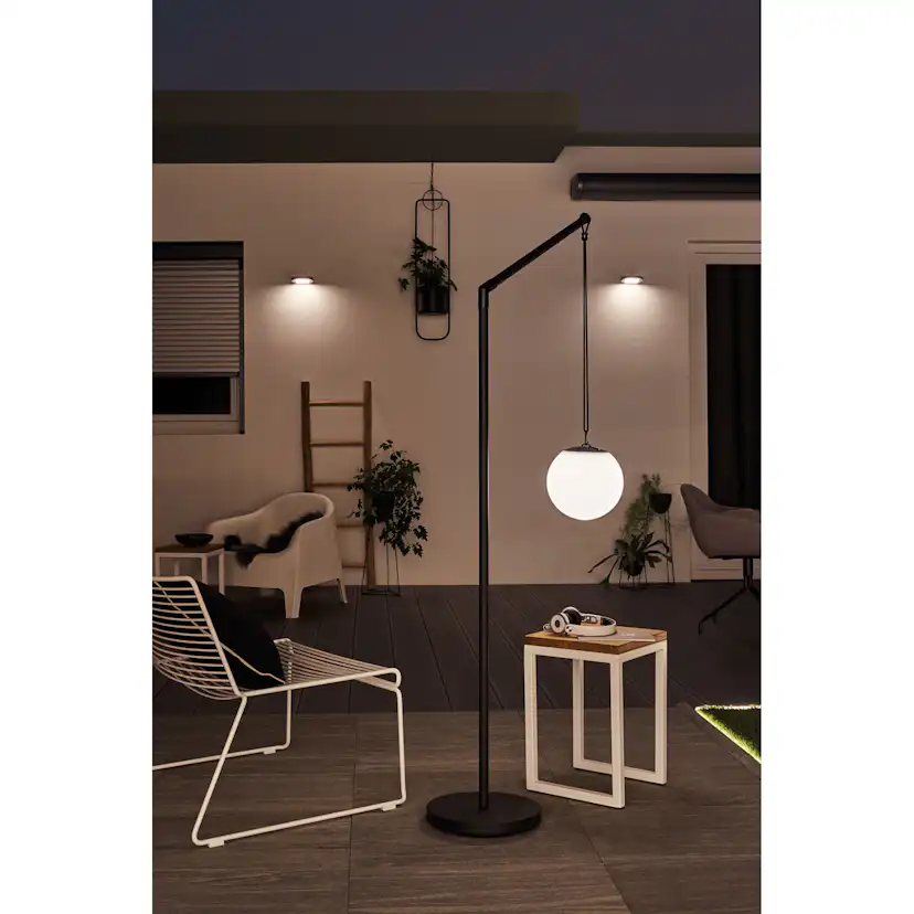 Fasadbelysning Solcell Paulmann Ryse LED med Rörelsesensor IP44