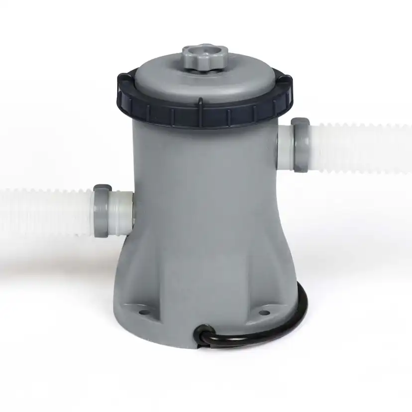 Poolpaket Bestway Steel Pro Max Ø3,66m 76cm Stålramspool Ovanmark med Filterpump