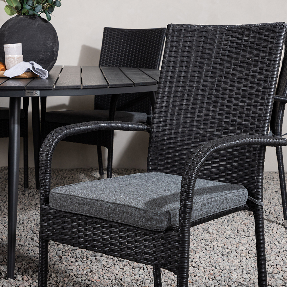 Matgrupp Utomhus Venture Home Break Ø150 cm med 6 Anna Trädgårdsstolar