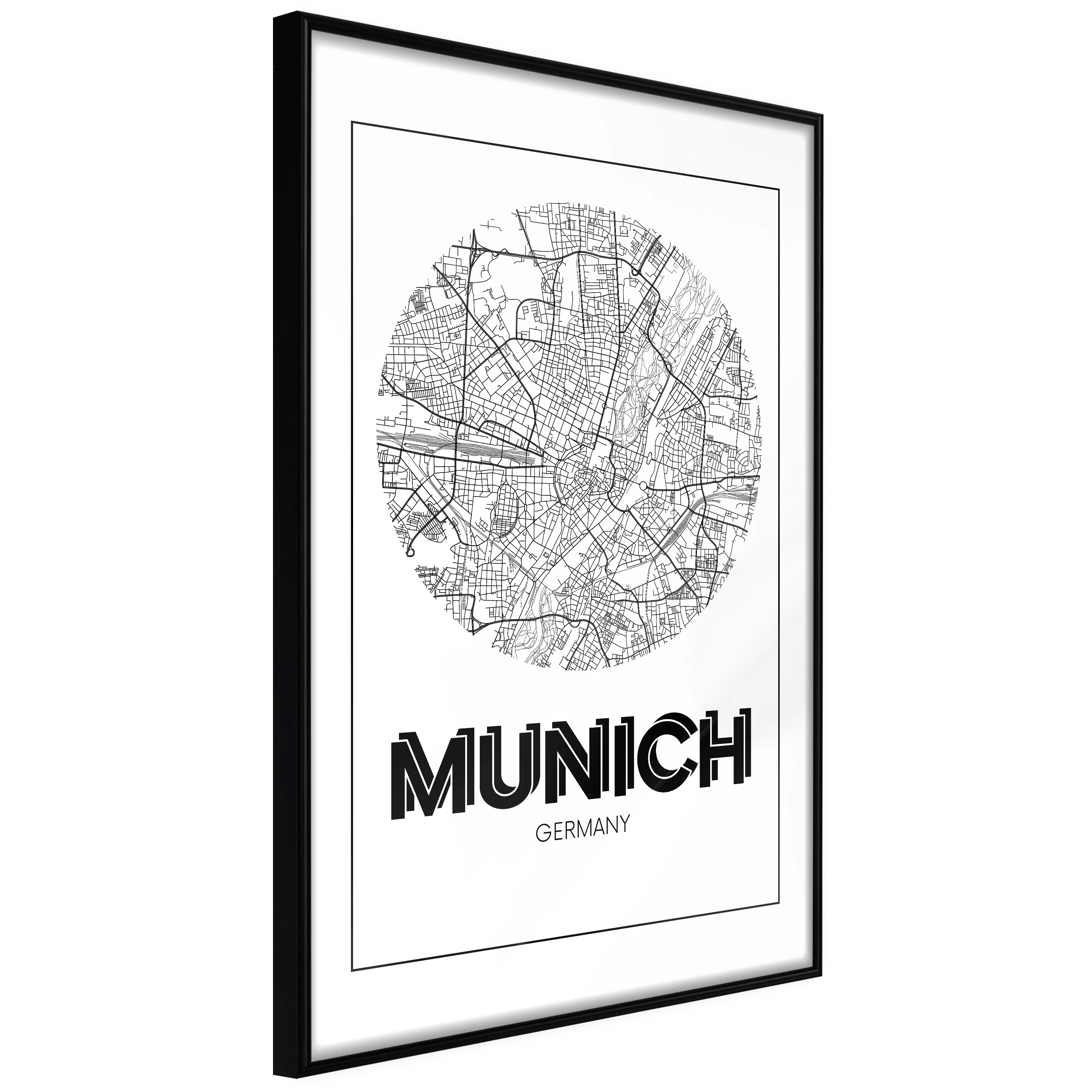 Poster Artgeist Affisch Retro Munich
