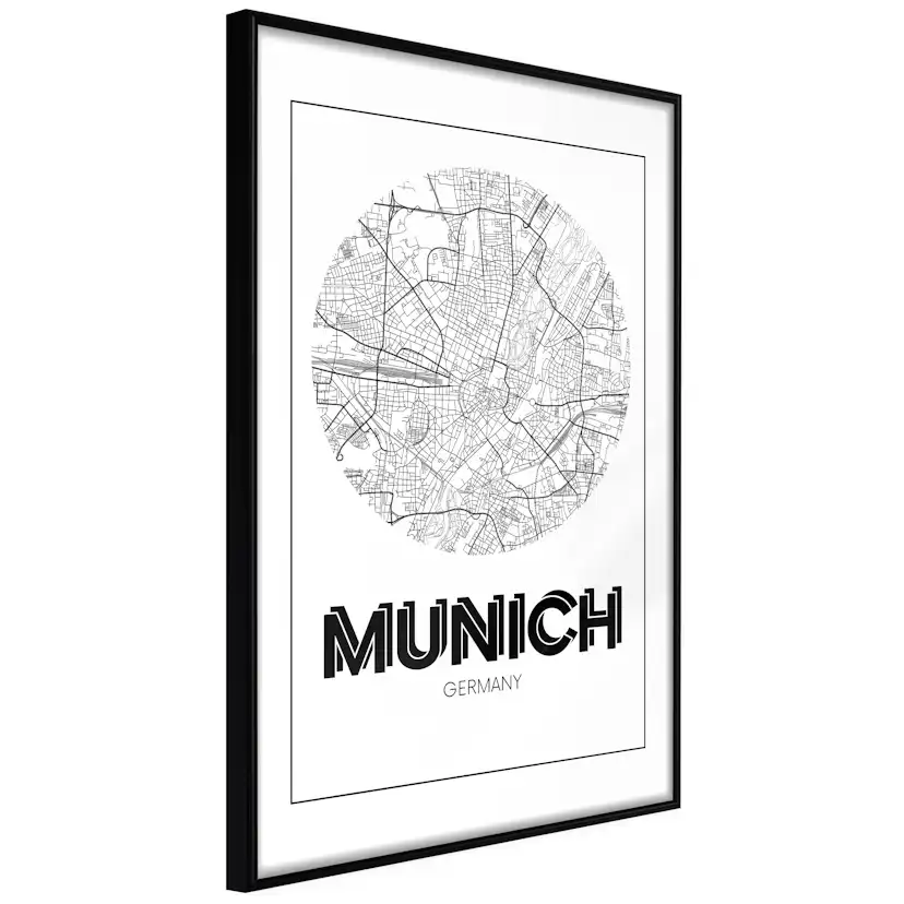 Poster Artgeist Affisch Retro Munich