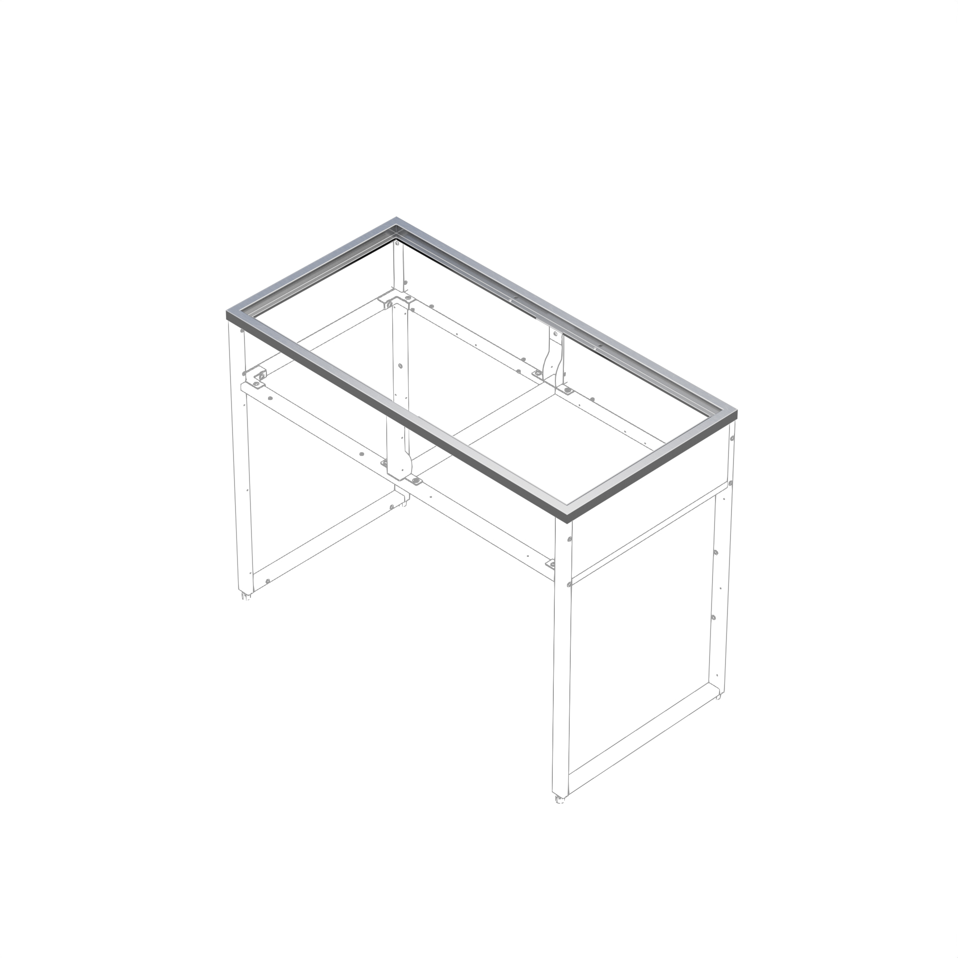 Ram Skotte Kitchen 1H Rostfri Till Utekök