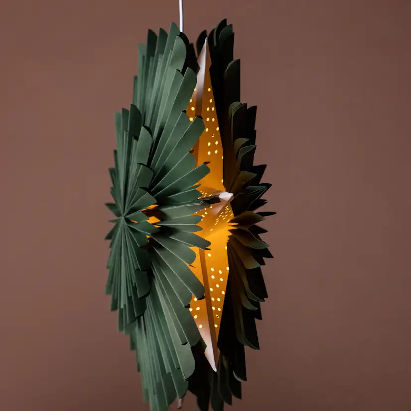 Sälen 60cm Pendant Lamp - Green / Green Grön, 60 cm