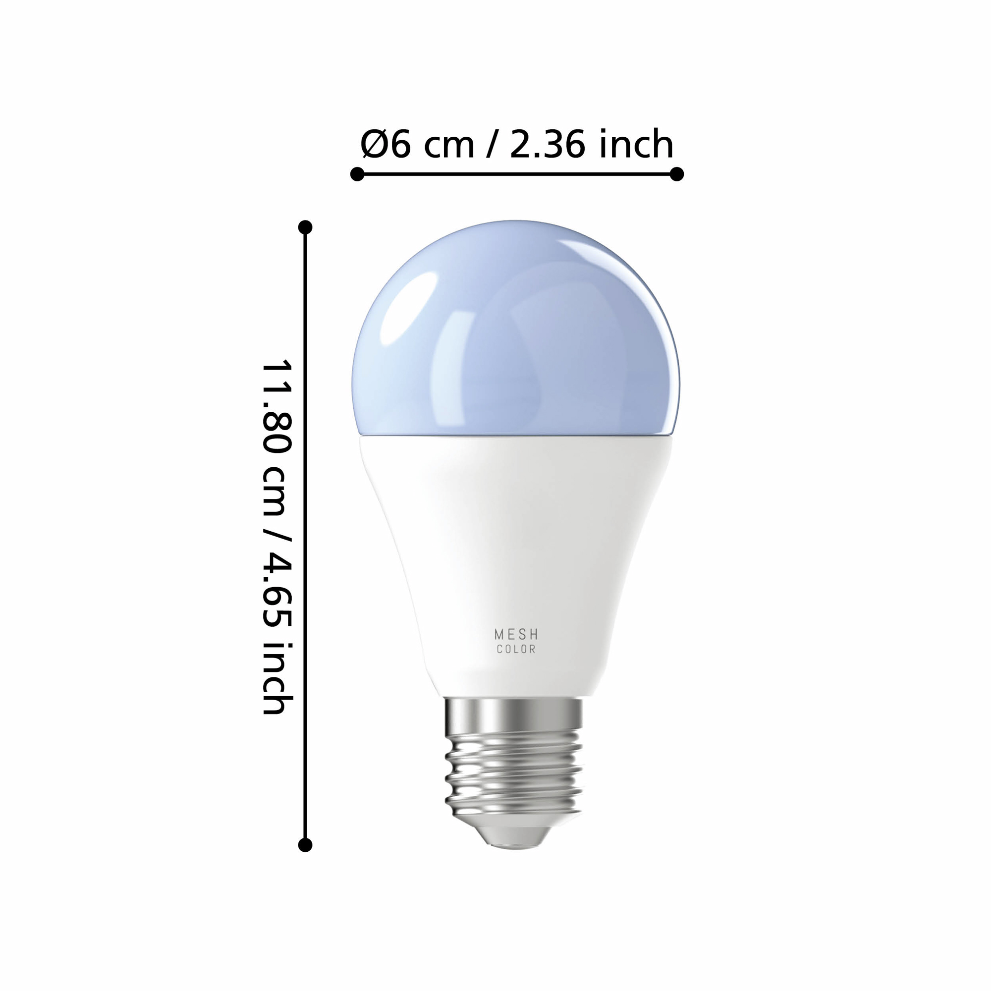 Ljuskälla Eglo 2xLM-ZIG-RGB/CCT E27 A60 9W Opal