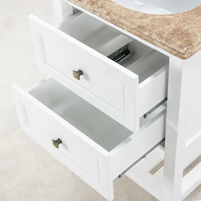 Tvättställsskåp Vesani Utah Beige Marmor