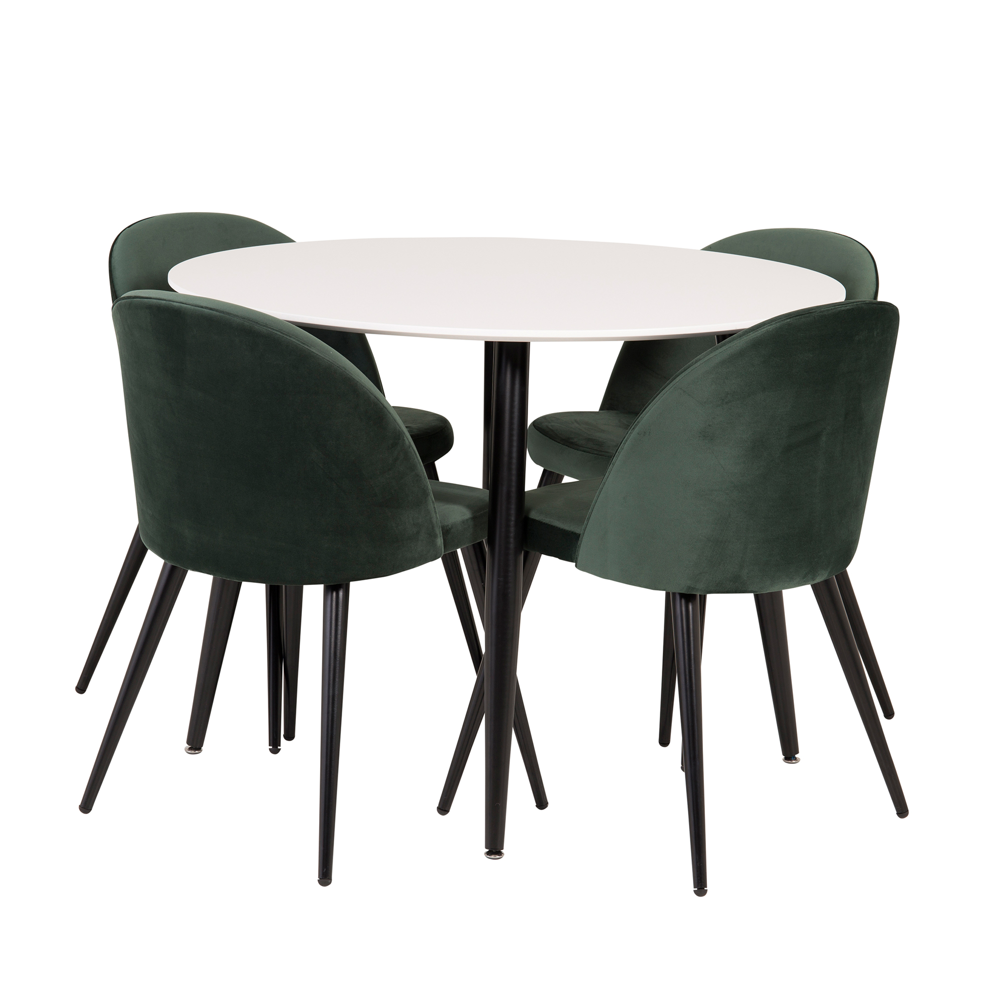 Matgrupp Venture Home Plake med 4 Valentina Stolar