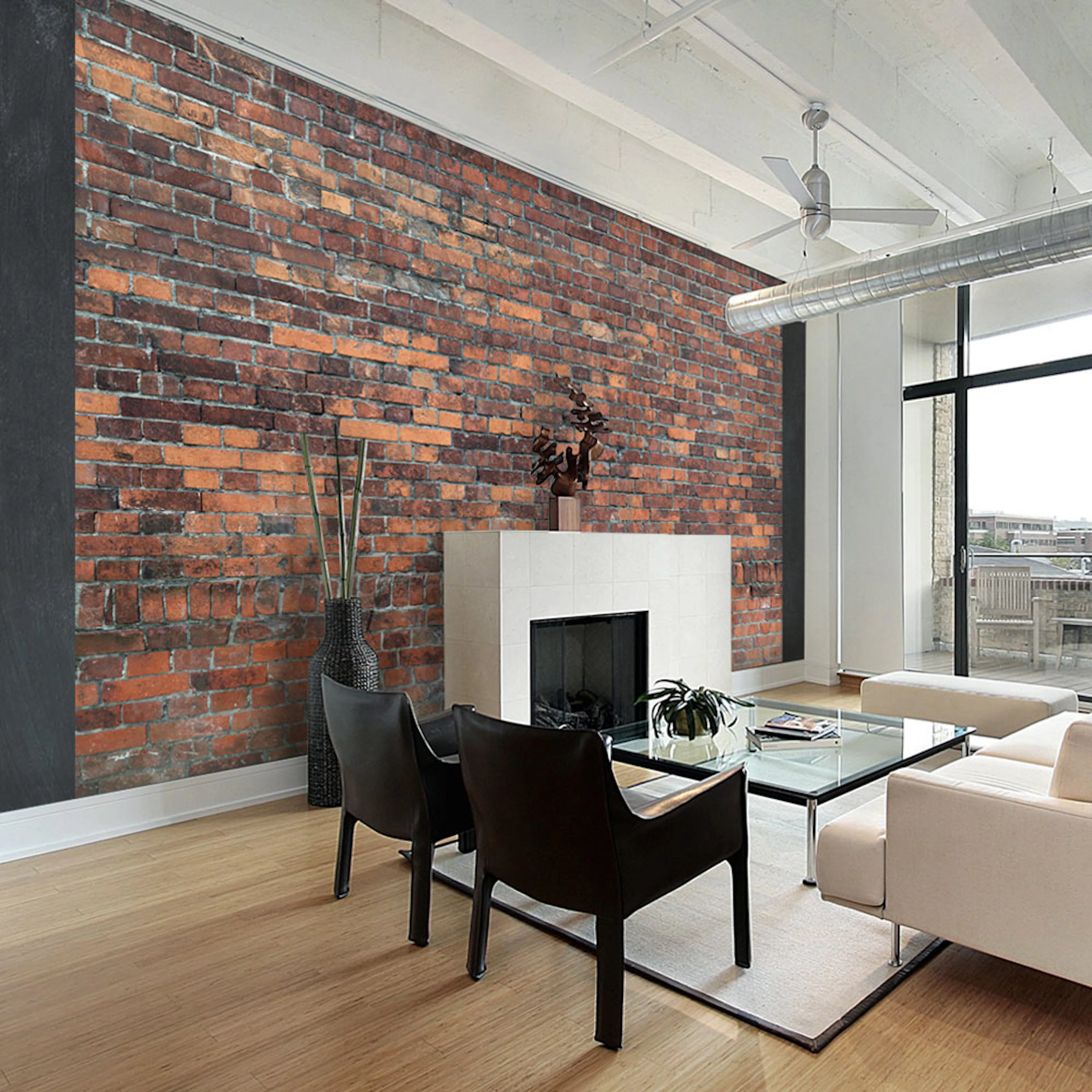 Fototapet Arkiio Vintage Wall Red Brick