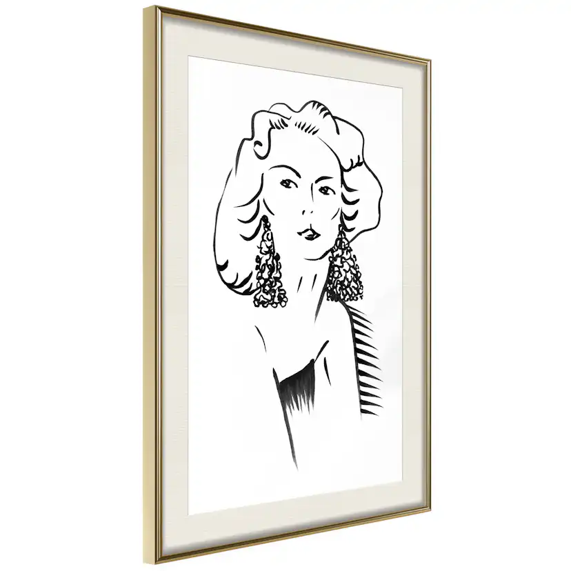 Poster Artgeist Affisch Romantic Blonde