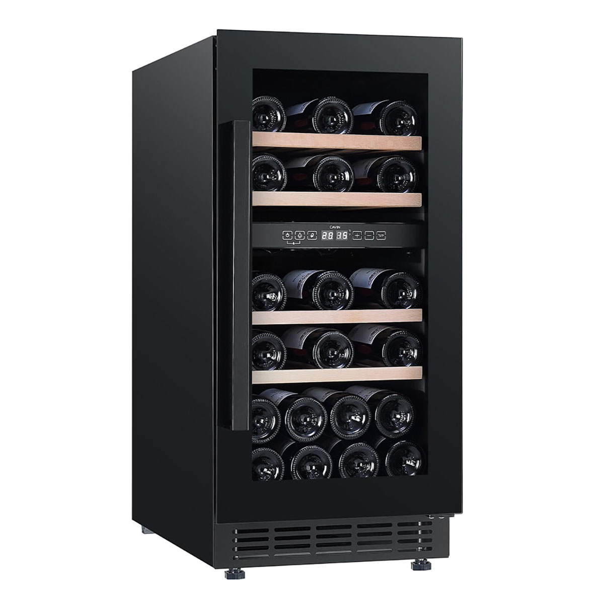 Vinkyl Cavin Arctic Collection 40D Fullglass Svart Inbyggbar med 2 Zoner