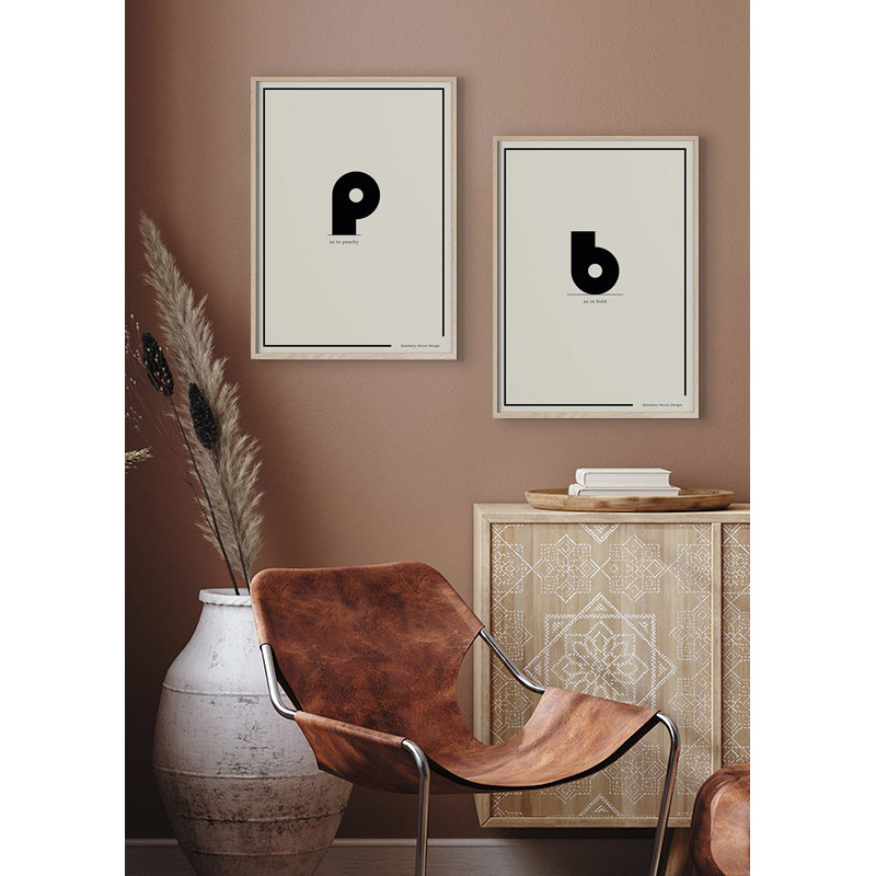 Poster Gallerix B As In Bold