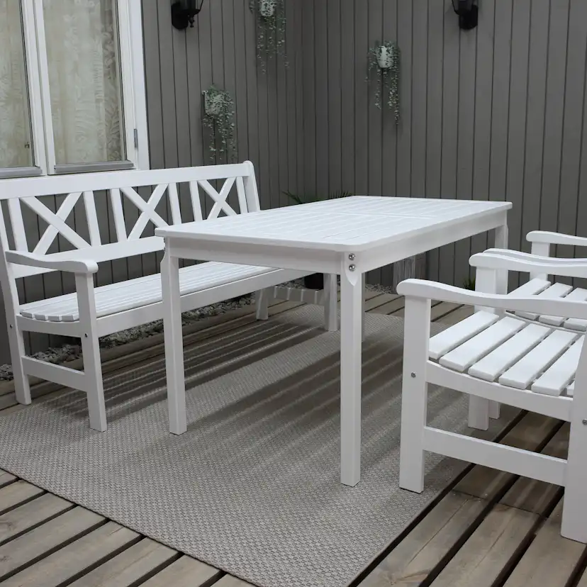 Matbord Baltic Garden Europe Vit