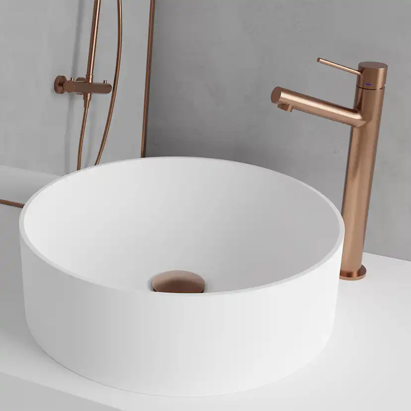 Tvättställsblandare Scandtap Steel Vector High